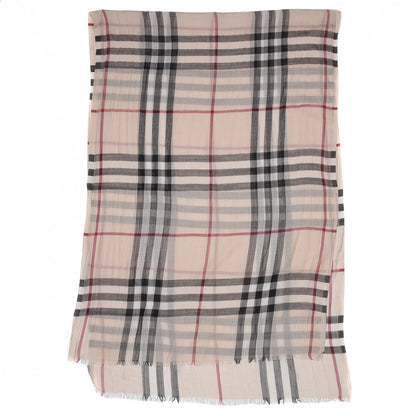 Burberry Wool Silk Gauze Giant Check Scarf Trench 3 of 4