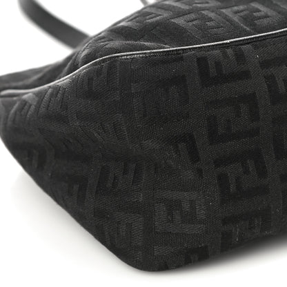 Fendi Zucchino Zip Top Tote Black 7 of 10