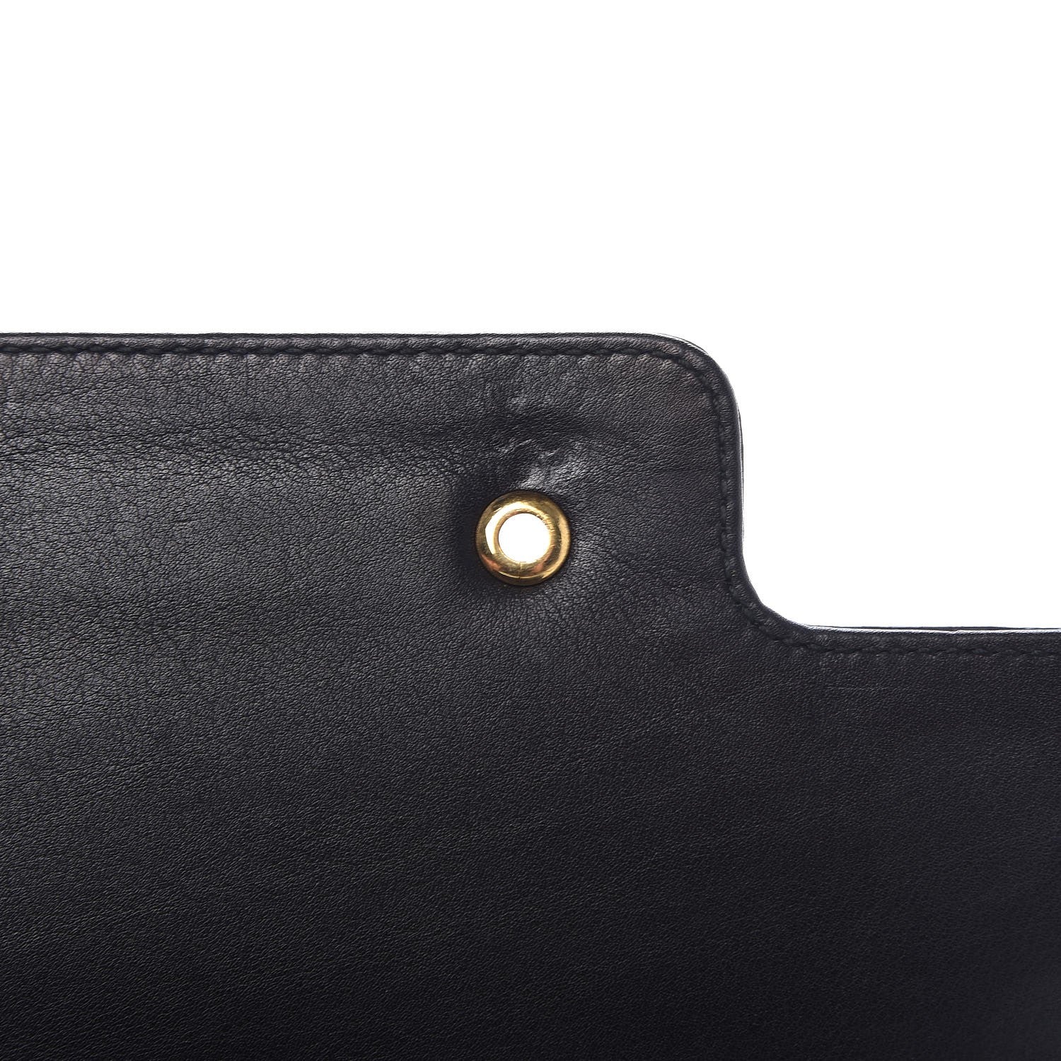 Gucci Suede Chain Clutch Black 9 of 9