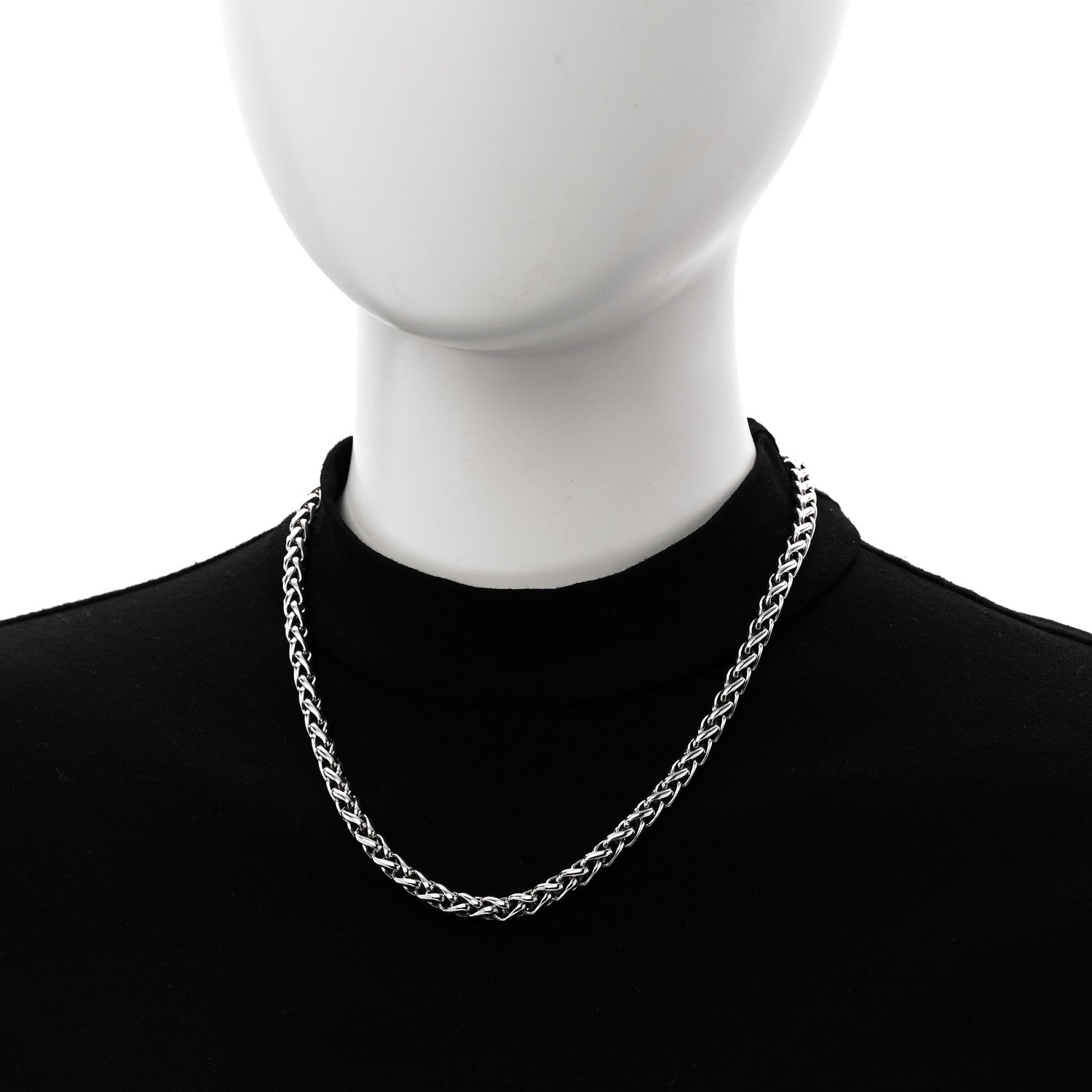 David Yurman Sterling Silver 14K Yellow Gold 6mm Wheat Chain Necklace 2 of 4