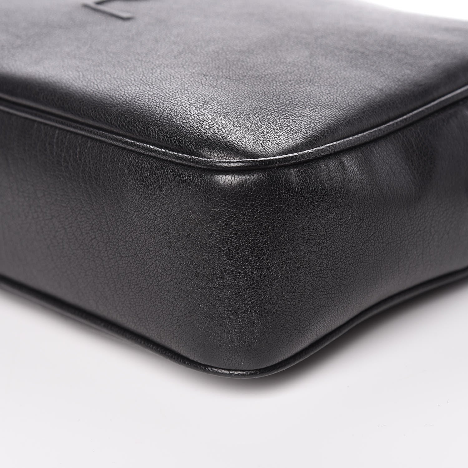 Saint Laurent Lambskin Monogram Small Lou Camera Bag Black 9 of 9