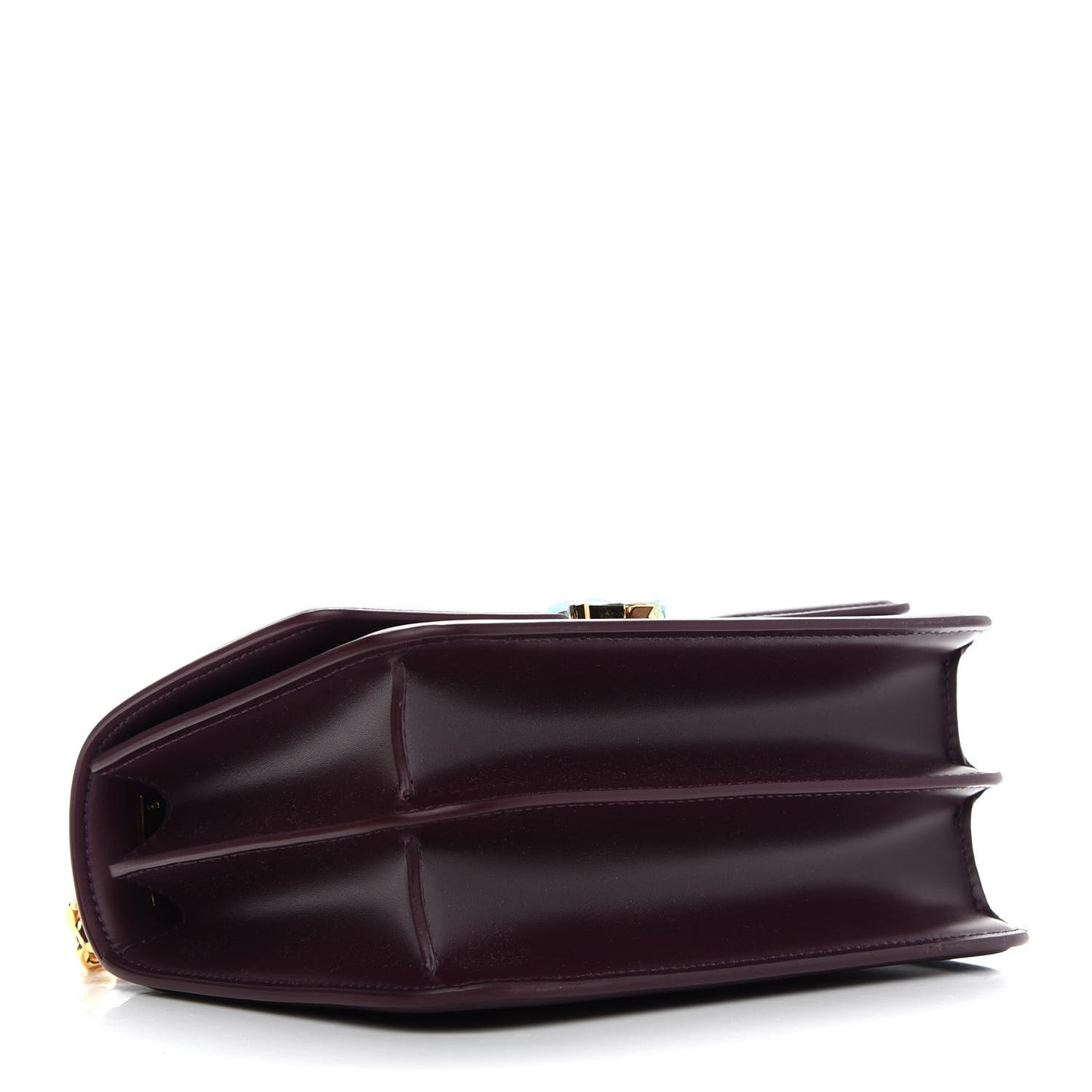 Calfskin Small TB Bag Deep Maroon