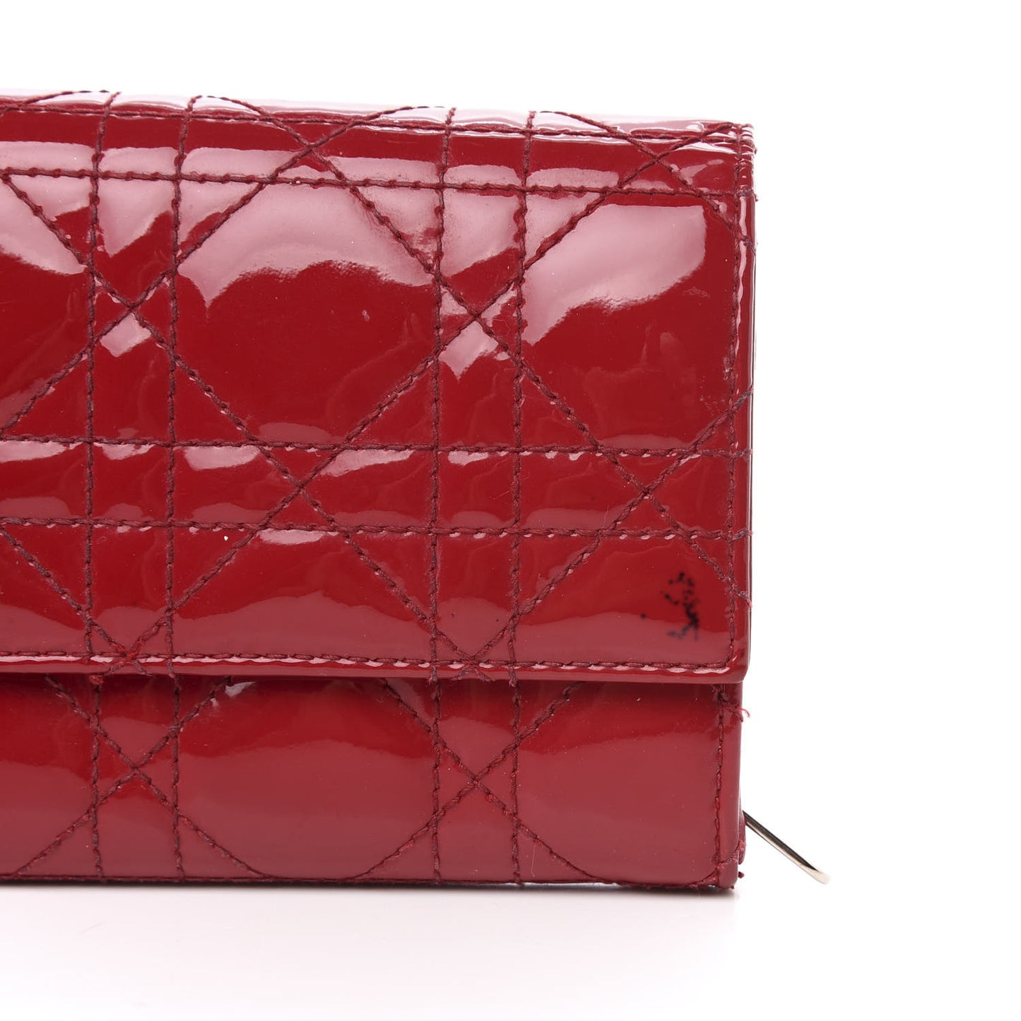 Patent Cannage Rendezvous Chain Wallet Pink