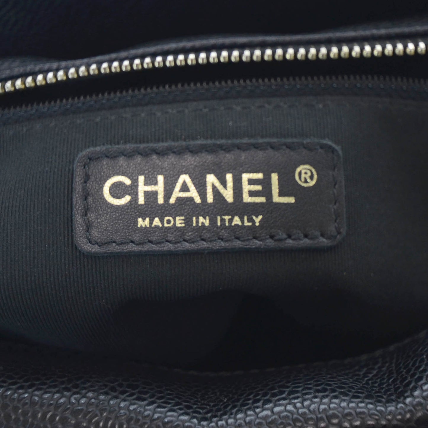 Caviar Quilted Petit Timeless Tote PTT Black