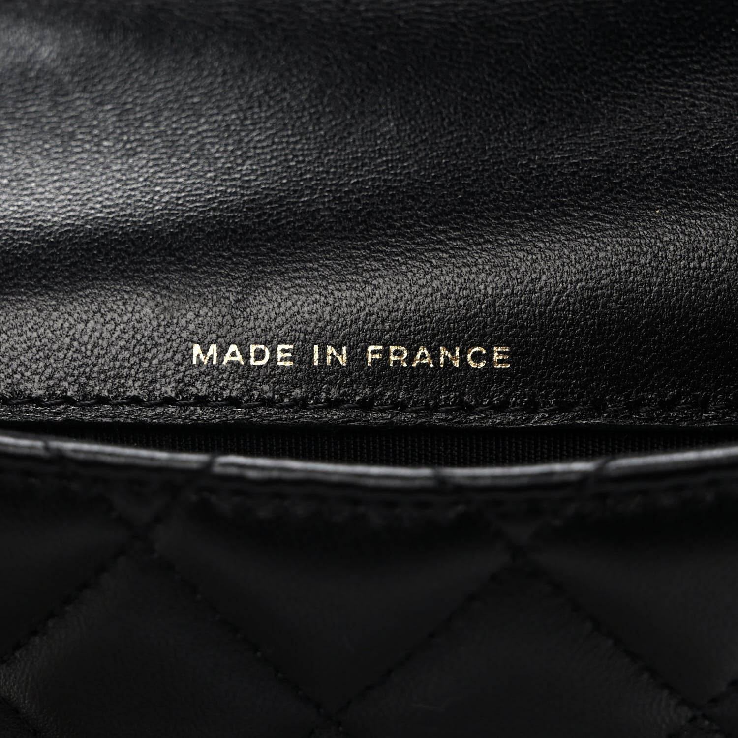 Chanel Lambskin Quilted Top Handle Flap Coin Purse With Chain Black 6 of 10