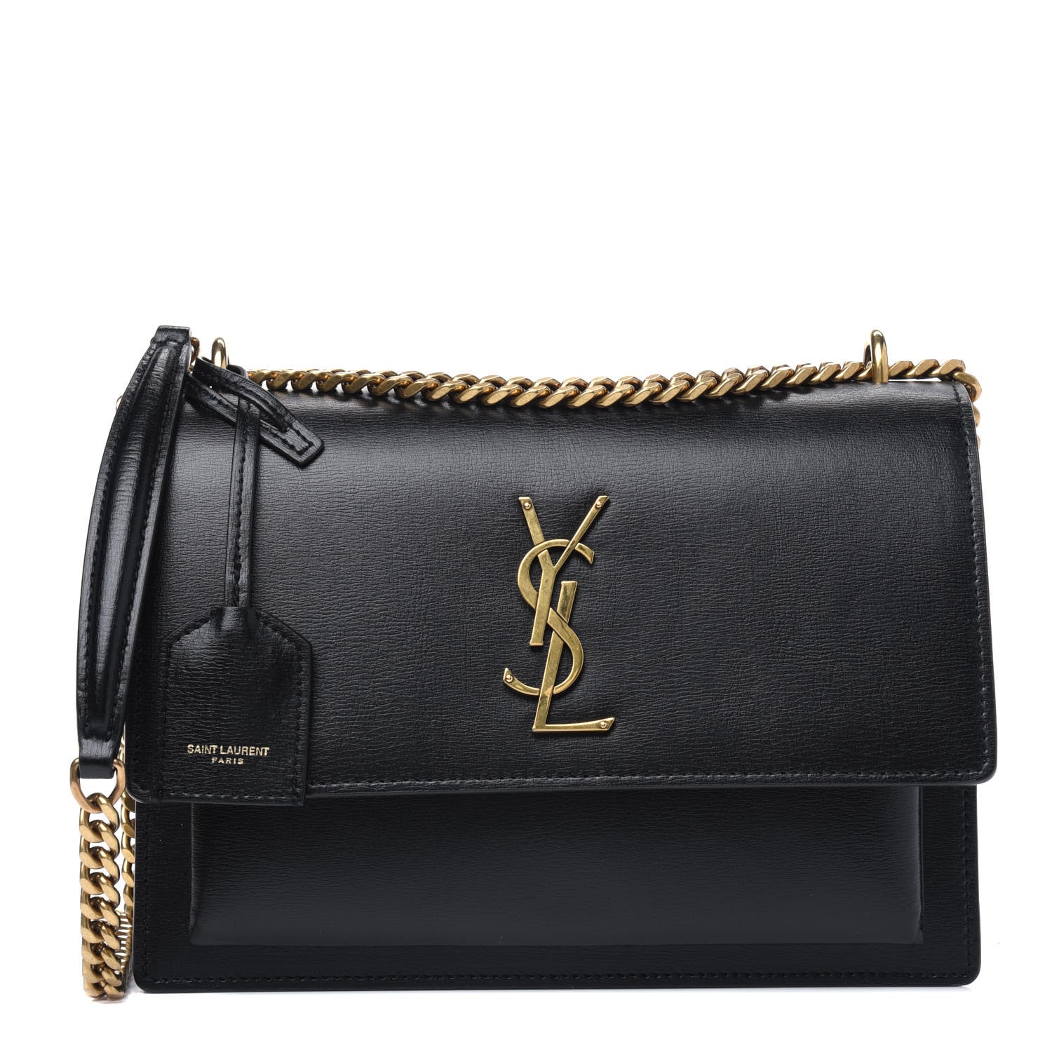 Saint Laurent Calfskin Medium Monogram Sunset Black 1 of 4