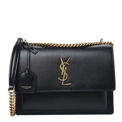 Saint Laurent Calfskin Medium Monogram Sunset Black 1 of 4