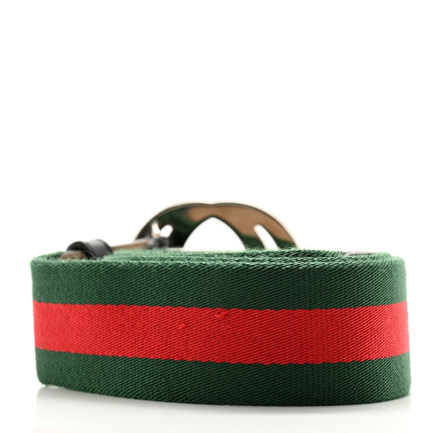 Gucci Calfskin Web Interlocking G Belt 95 38 Black 2 of 9