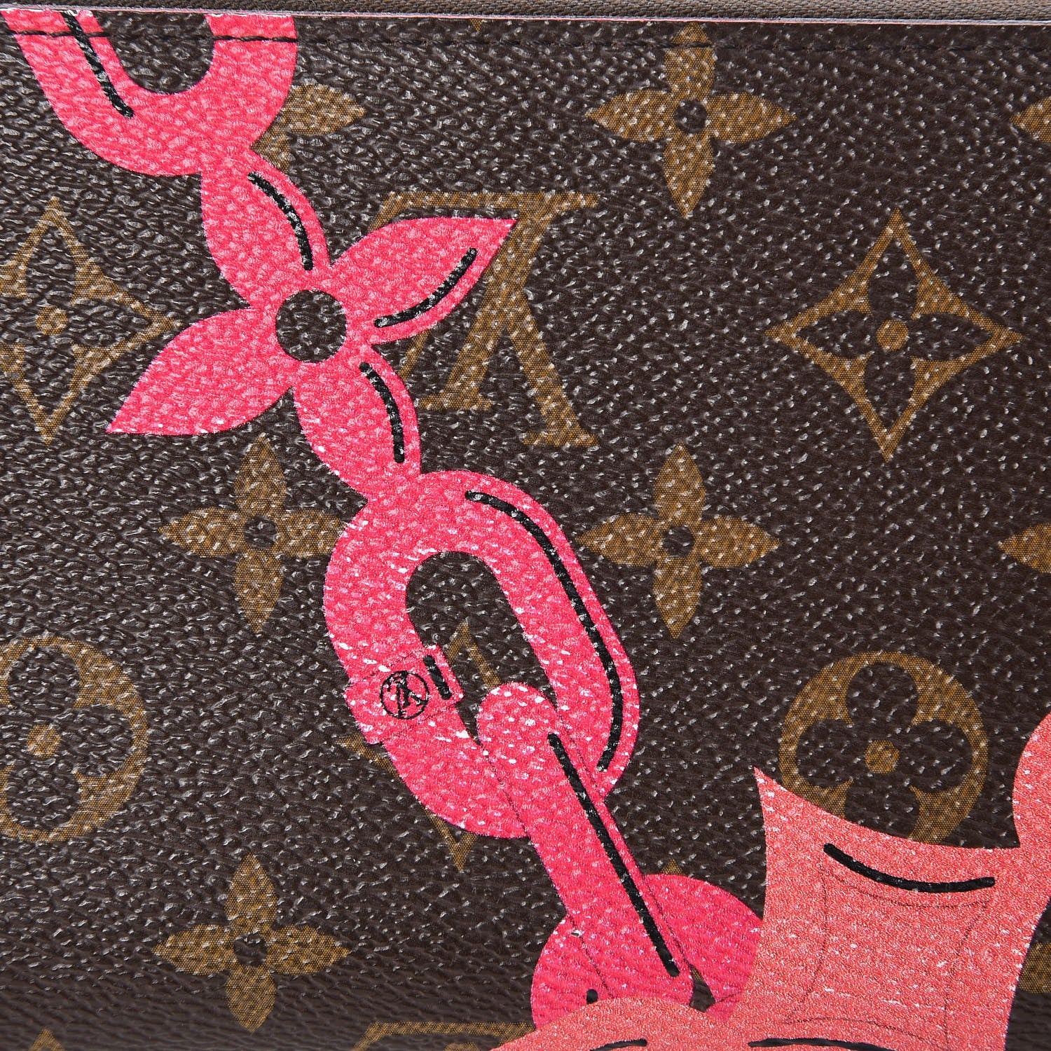 Louis Vuitton Monogram Bay Zippy Wallet Rose Ballerine Poppy 10 of 12
