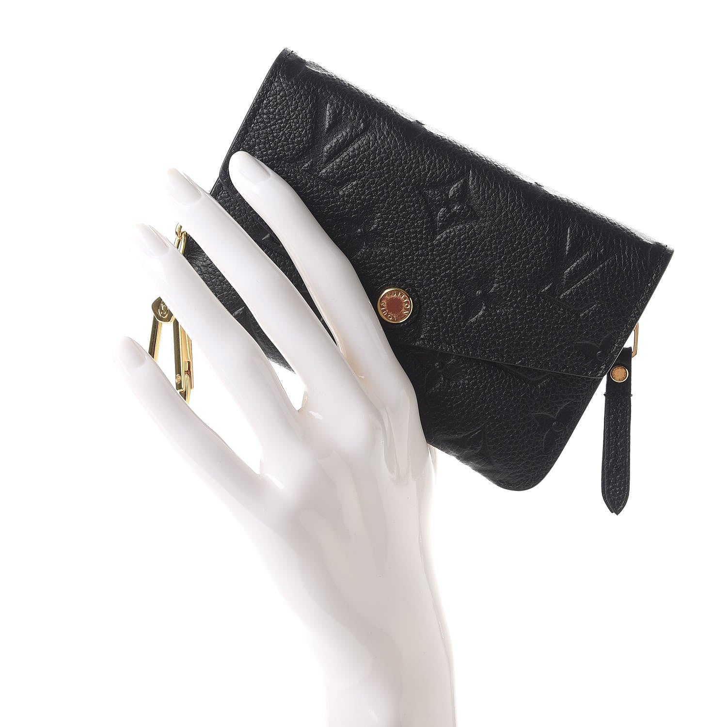 Louis Vuitton Empreinte Key Pouch Black 2 of 8