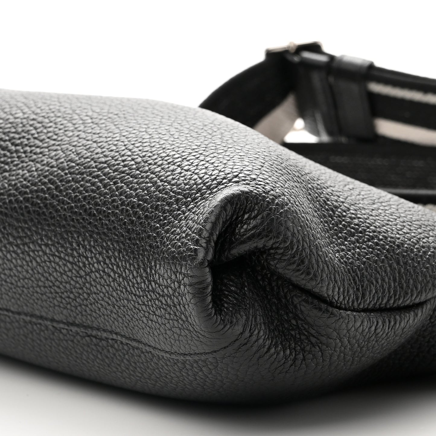 Vitello Daino Crossbody Bag Black