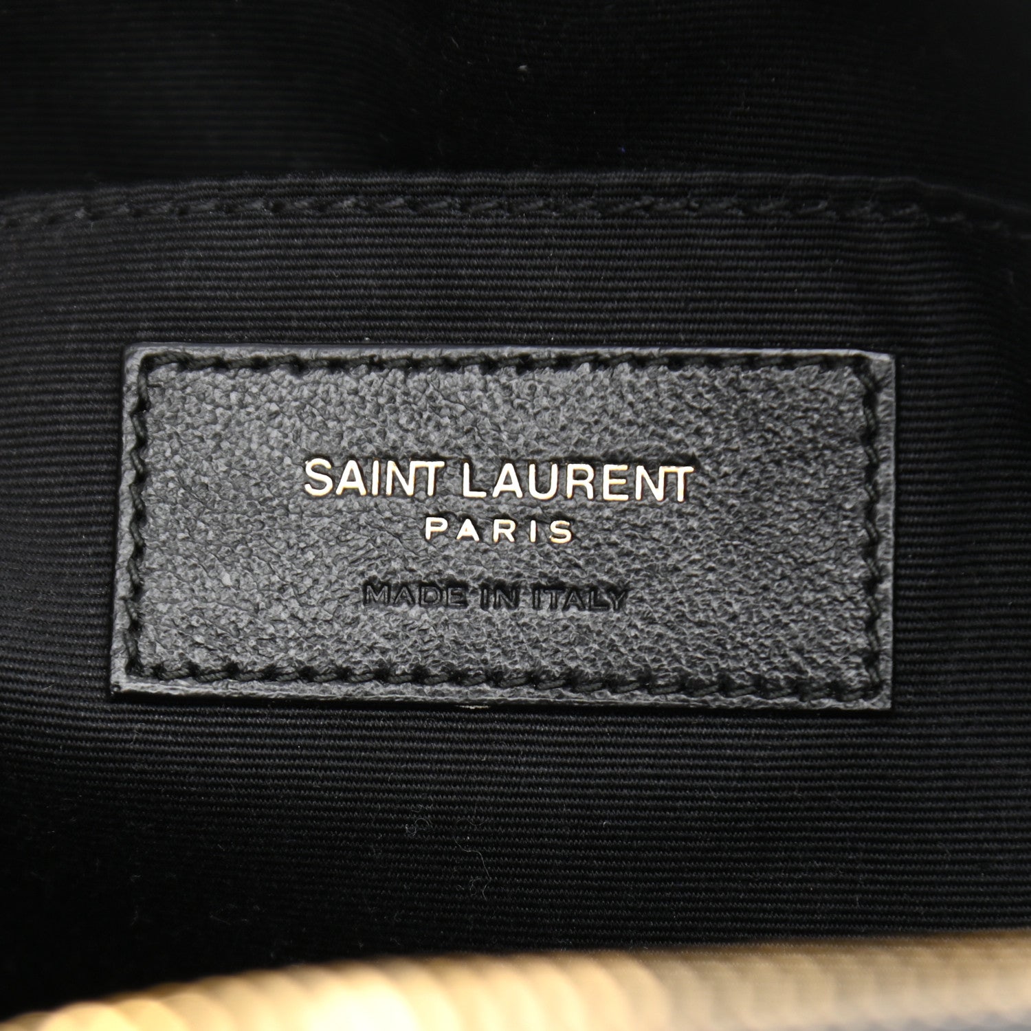 Saint Laurent Calfskin Matelasse Monogram Lou Camera Bag Black 6 of 12