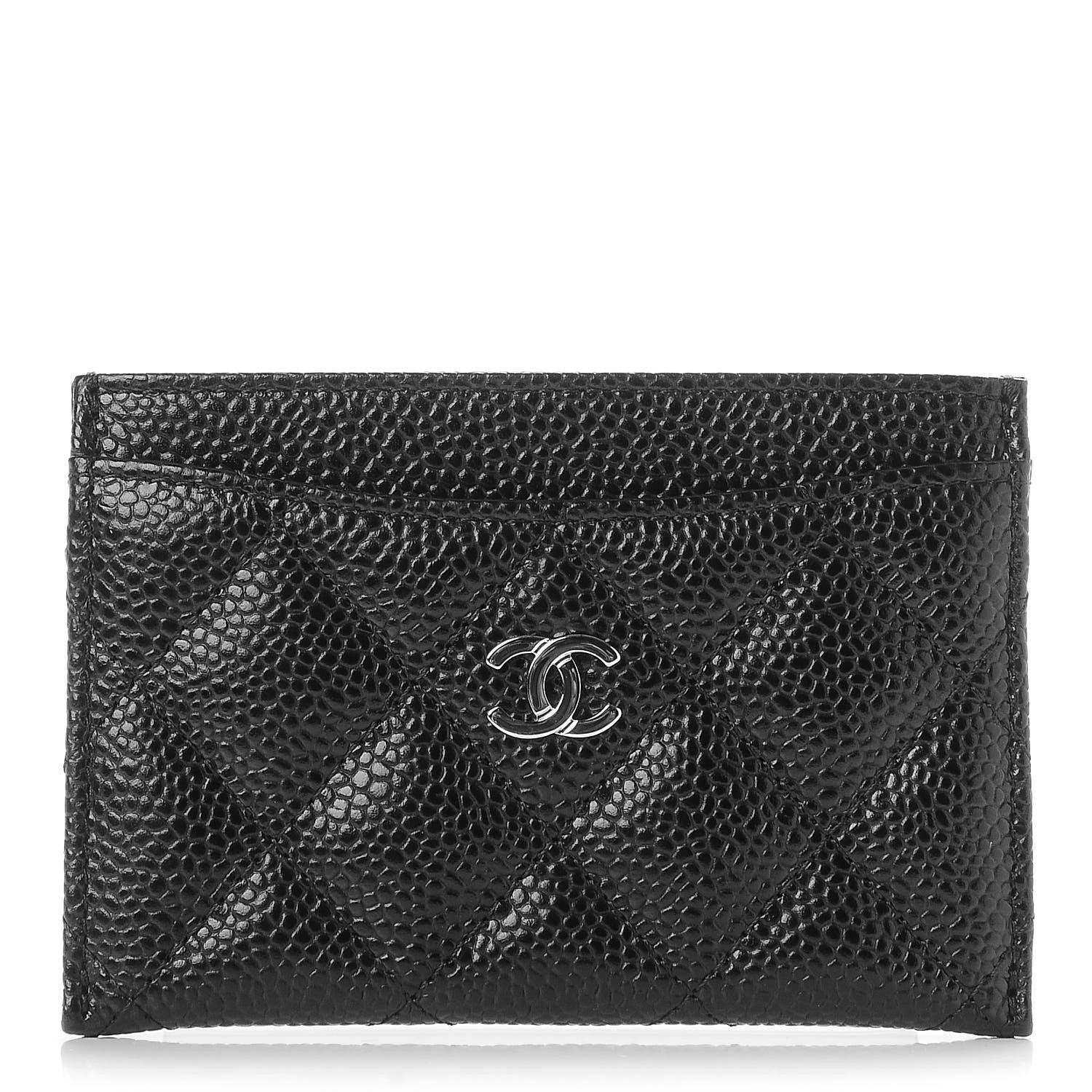 Chanel Caviar Quilted Card Holder Black 1 of 9
