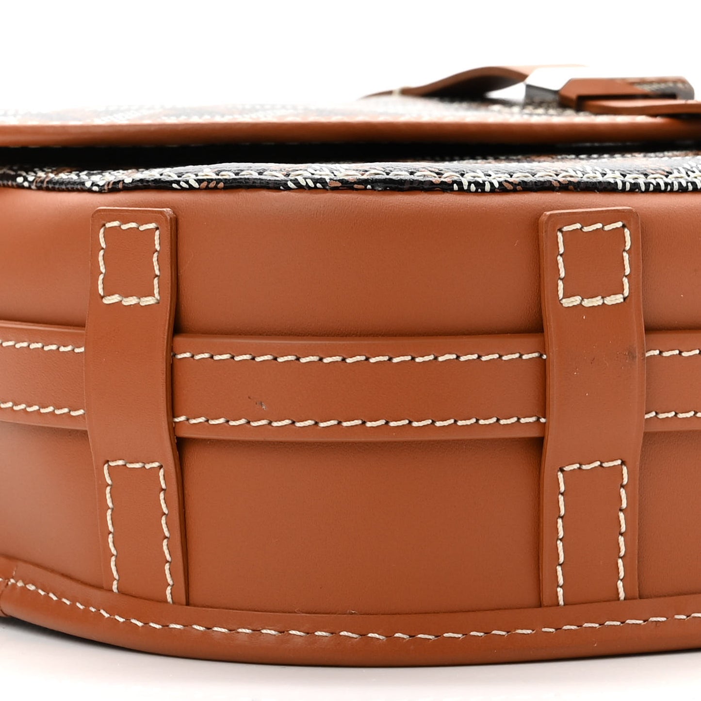 Goyardine Belvedere II PM Messenger Bag Black Gold