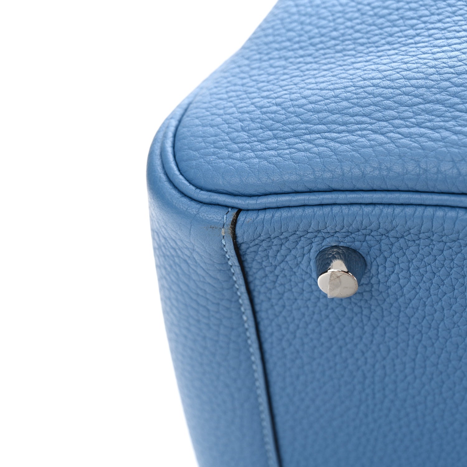 Hermes Taurillon Clemence Lindy 30 Bleu Paradis 11 of 15