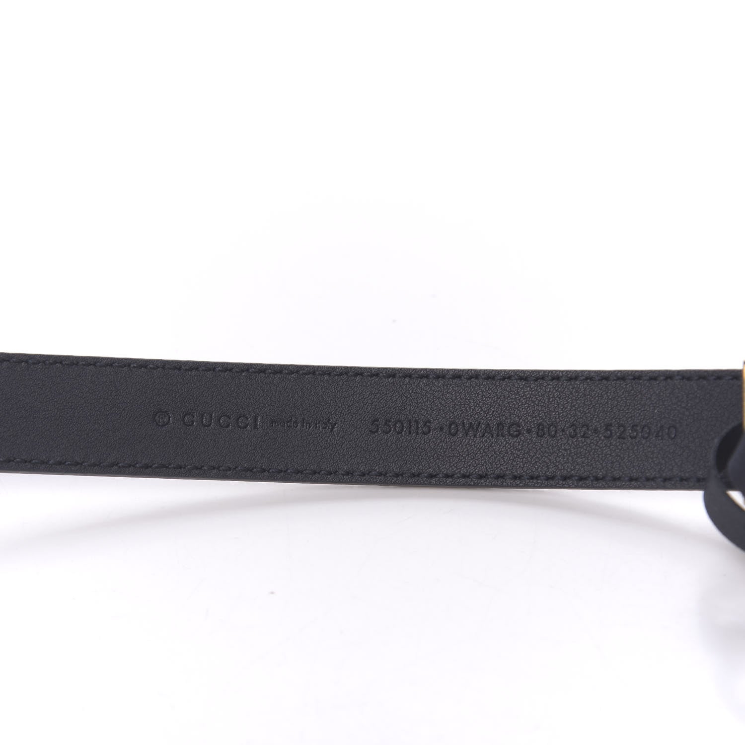 Gucci Calfskin Torchon Double G 20mm Belt 80 32 Off White Blue Red 3 of 5