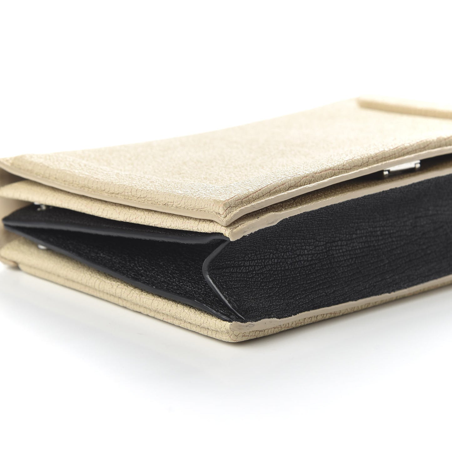 3.1 Textured Calfskin Soleil East West Shoulder Bag Nougat