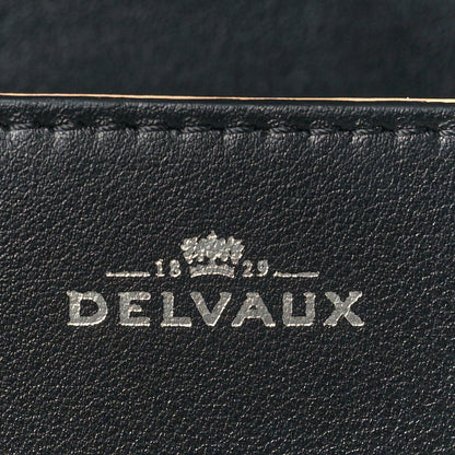 Delvaux Calfskin Mini Iron Shield Madame Crossbody Black Silver 7 of 9