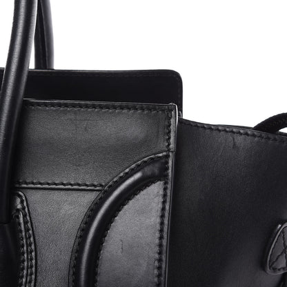 Celine Smooth Calfskin Mini Luggage Black 12 of 21