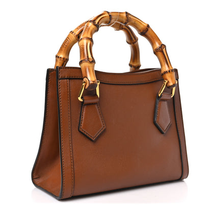 Gucci Wonka Grain Calfskin Mini Diana Tote Bag Cuir 3 of 11