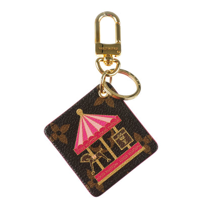 Louis Vuitton Monogram Illustre Carousel Bag Charm Key Ring Pink 1 of 5