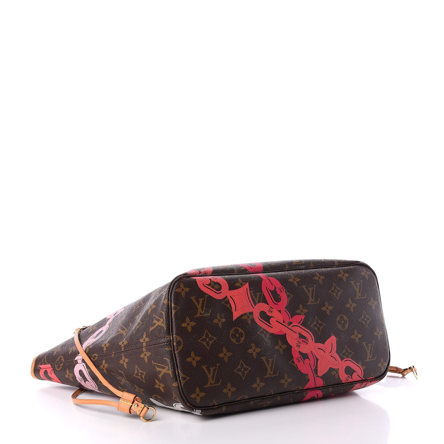 Louis Vuitton Monogram Bay Neverfull MM Rose Ballerine Poppy 4 of 16