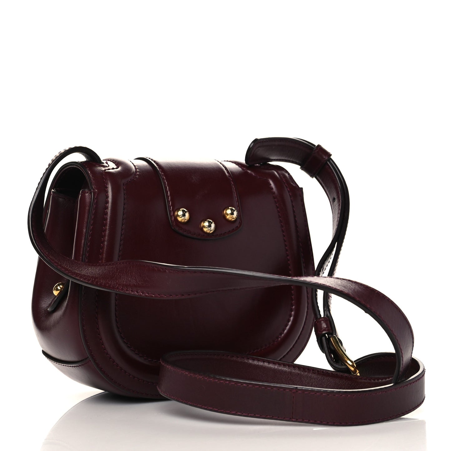 Smooth Calfskin Mini DG Amore Shoulder Bag Bordeaux