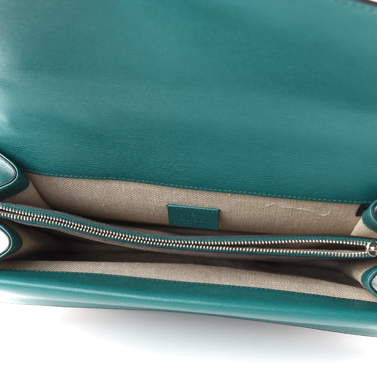 Gucci Calfskin Blooms Print Medium Dionysus Shoulder Bag Bright Emerald Multicolor 5 of 10