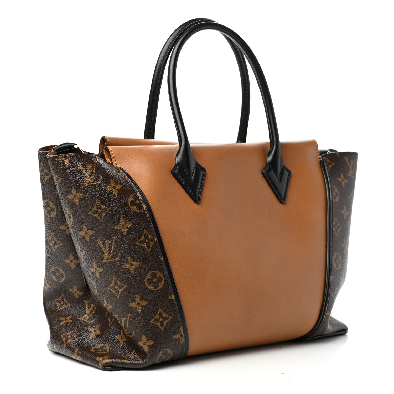 Louis Vuitton Monogram Cuir Orfevre Tote W PM Noisette 3 of 9