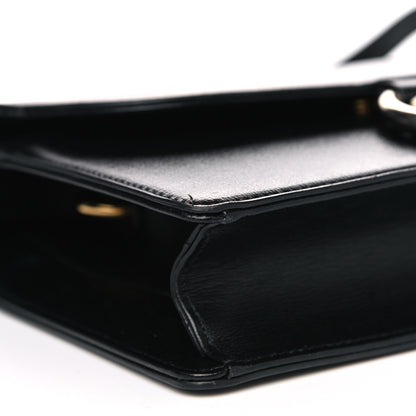 Gucci Textured Calfskin Small Torchon GG Ring Shoulder Bag Black 7 of 11
