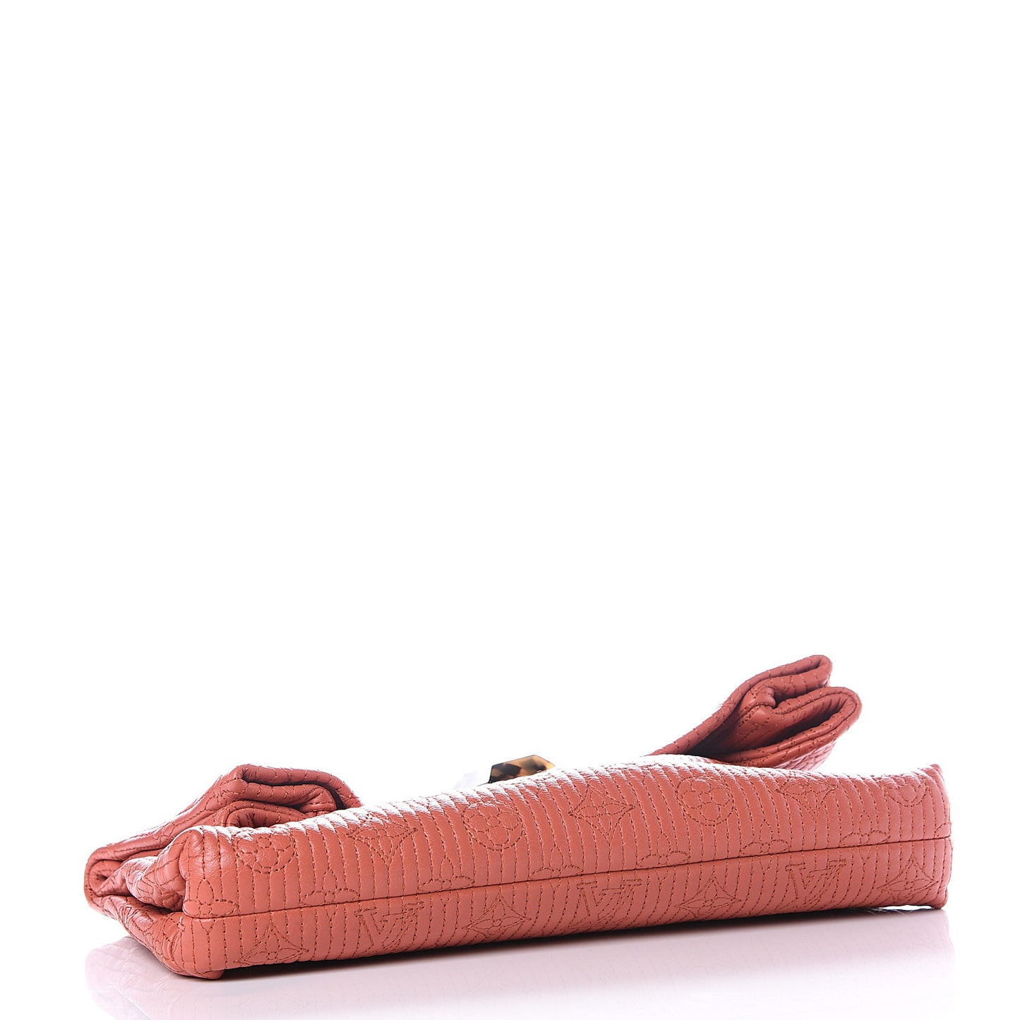 Calfskin Quilted Monogram Altair Clutch Rose