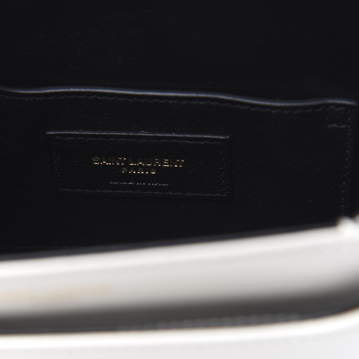 Calfskin Le 61 Shoulder Bag White
