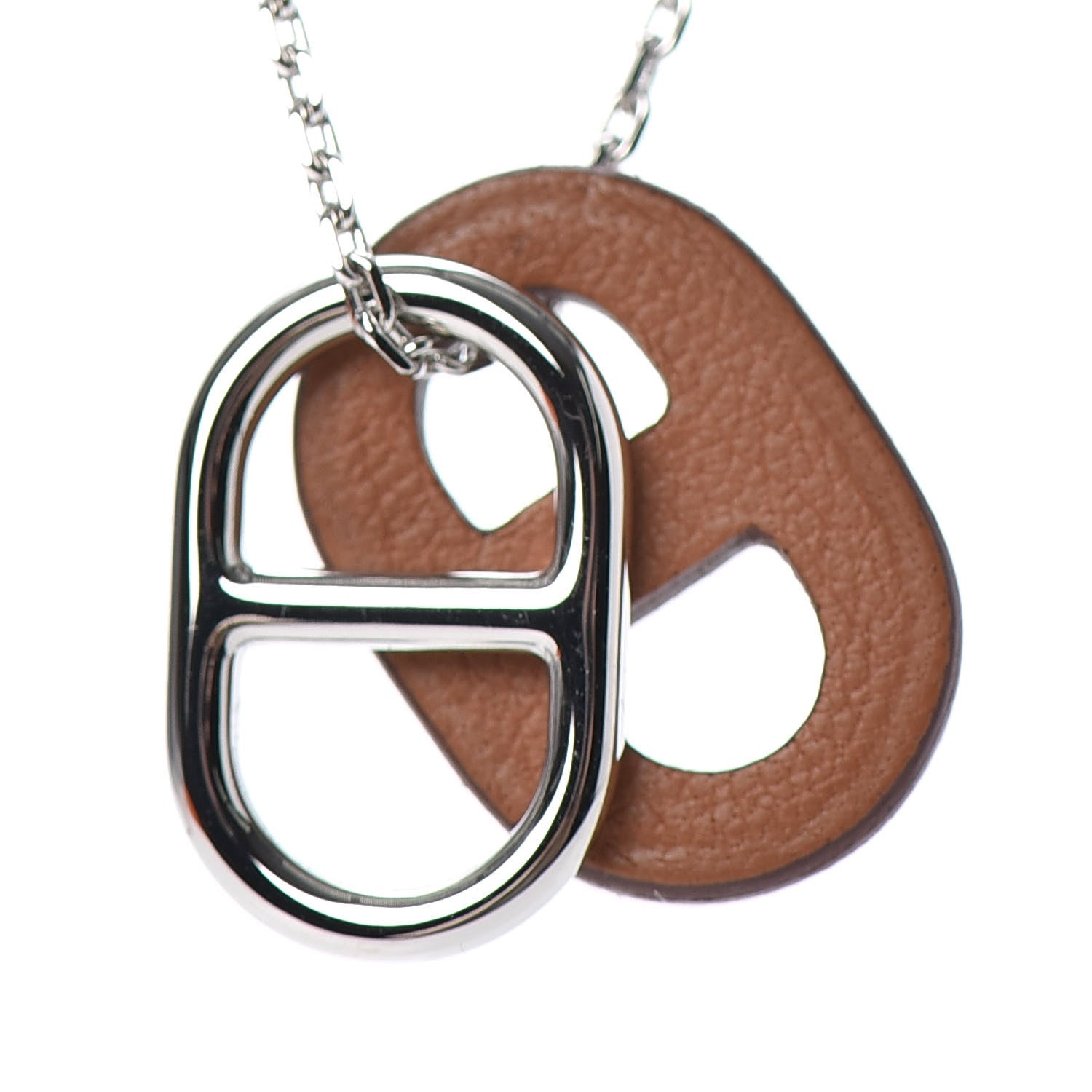 Hermes Swift O'Maillon Pendant Necklace Gold 4 of 5