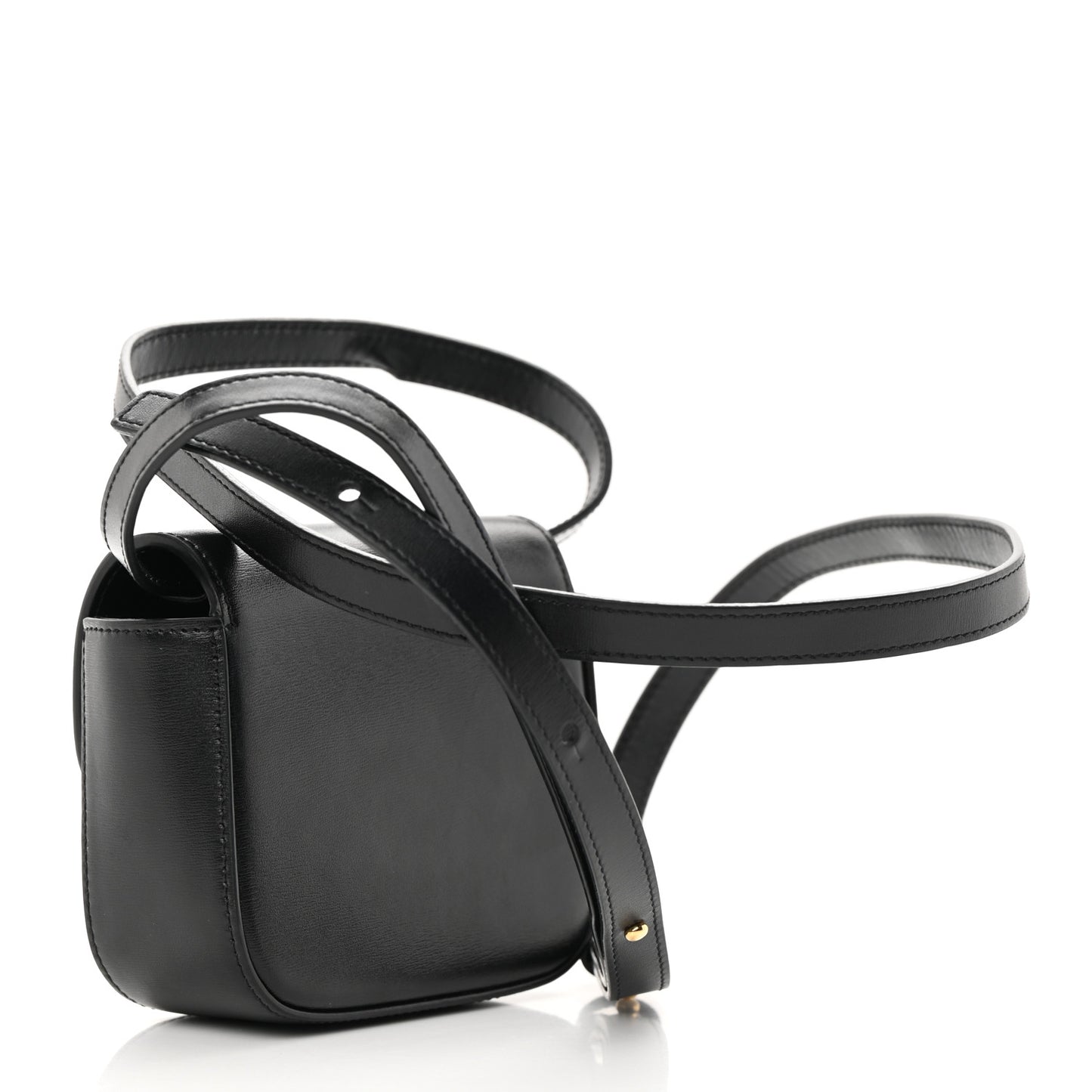 Shiny Calfskin Mini Triomphe Black