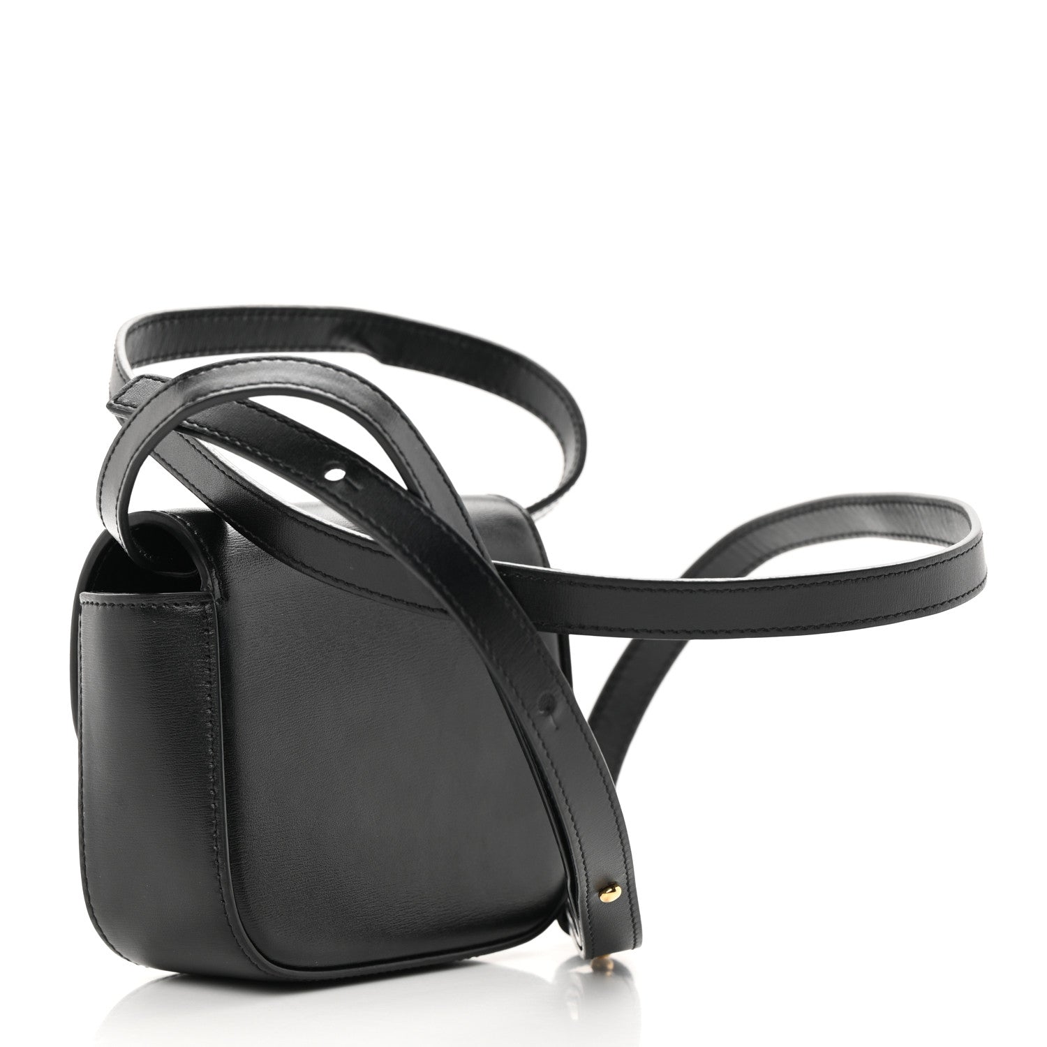 Celine Shiny Calfskin Mini Triomphe Black 2 of 16