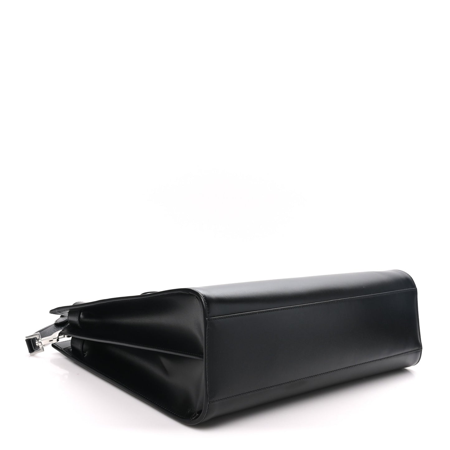 Calfskin Large Thin Sac De Jour  Black