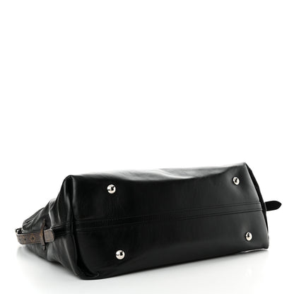 Louis Vuitton Lambskin CarryAll Vibe MM Black 5 of 11