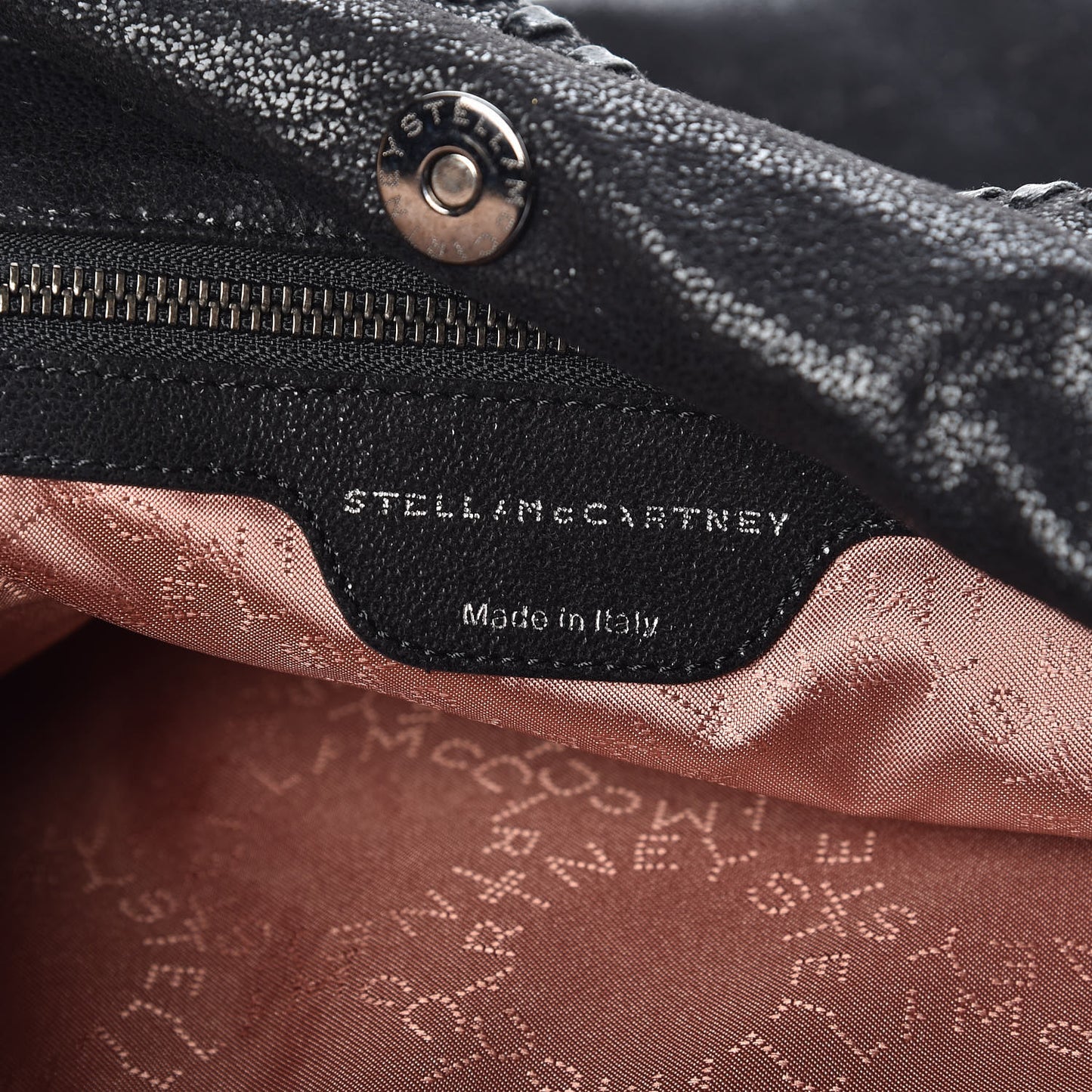 Shaggy Deer Small Falabella Tote Black