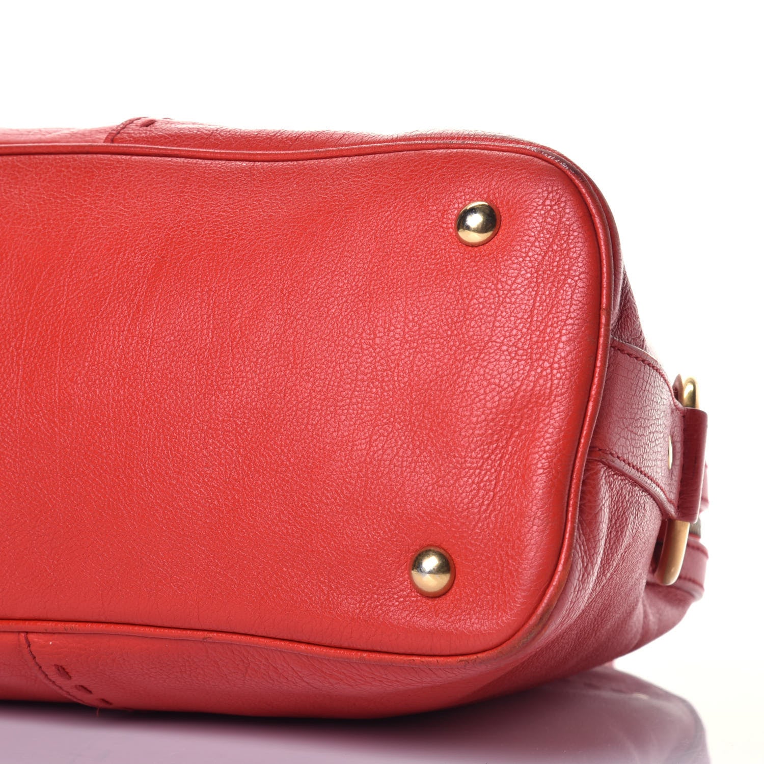 Saint Laurent Calfskin Large Muse Red 8 of 9
