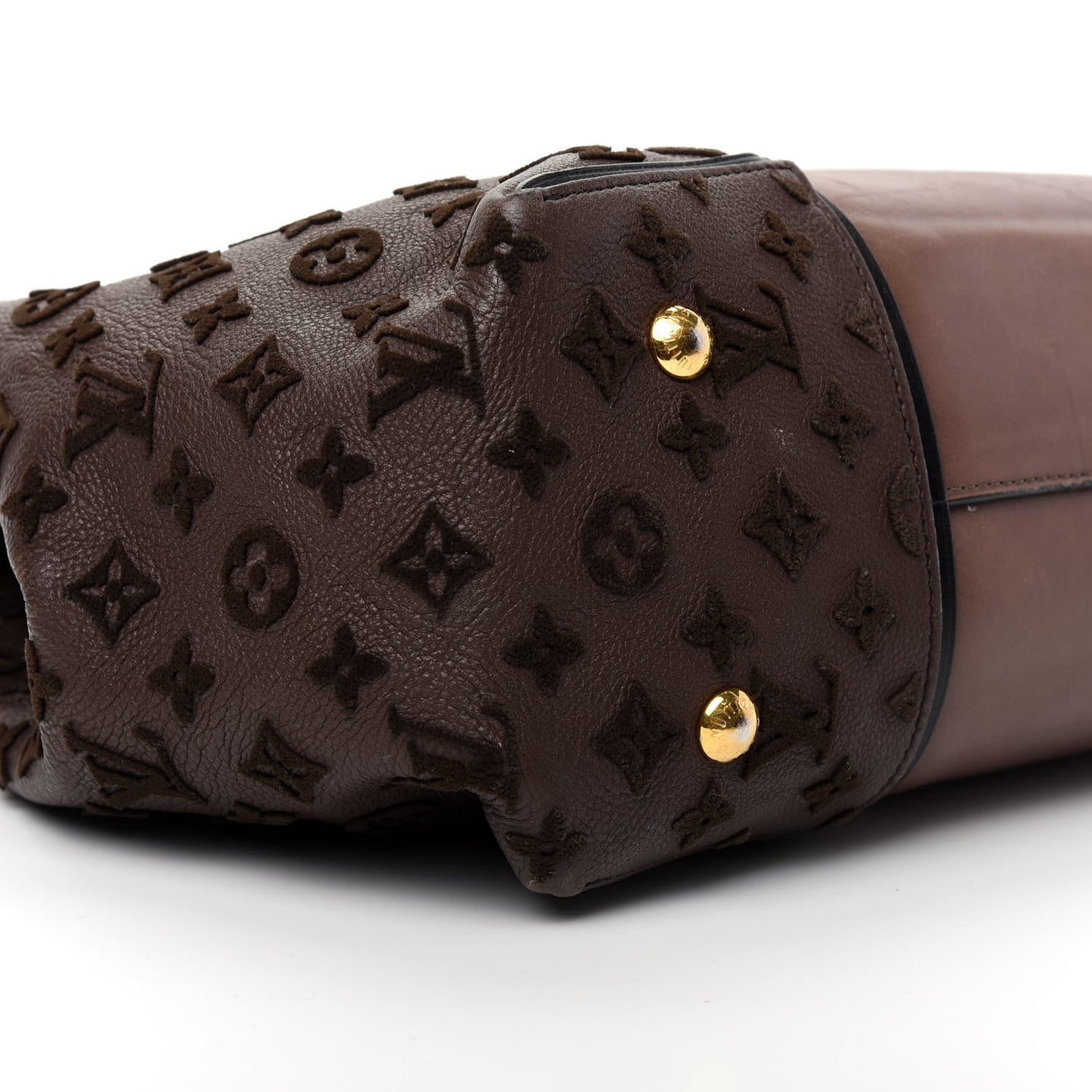 Cuir Orfevre Veau Cachemire Tote W GM Gris