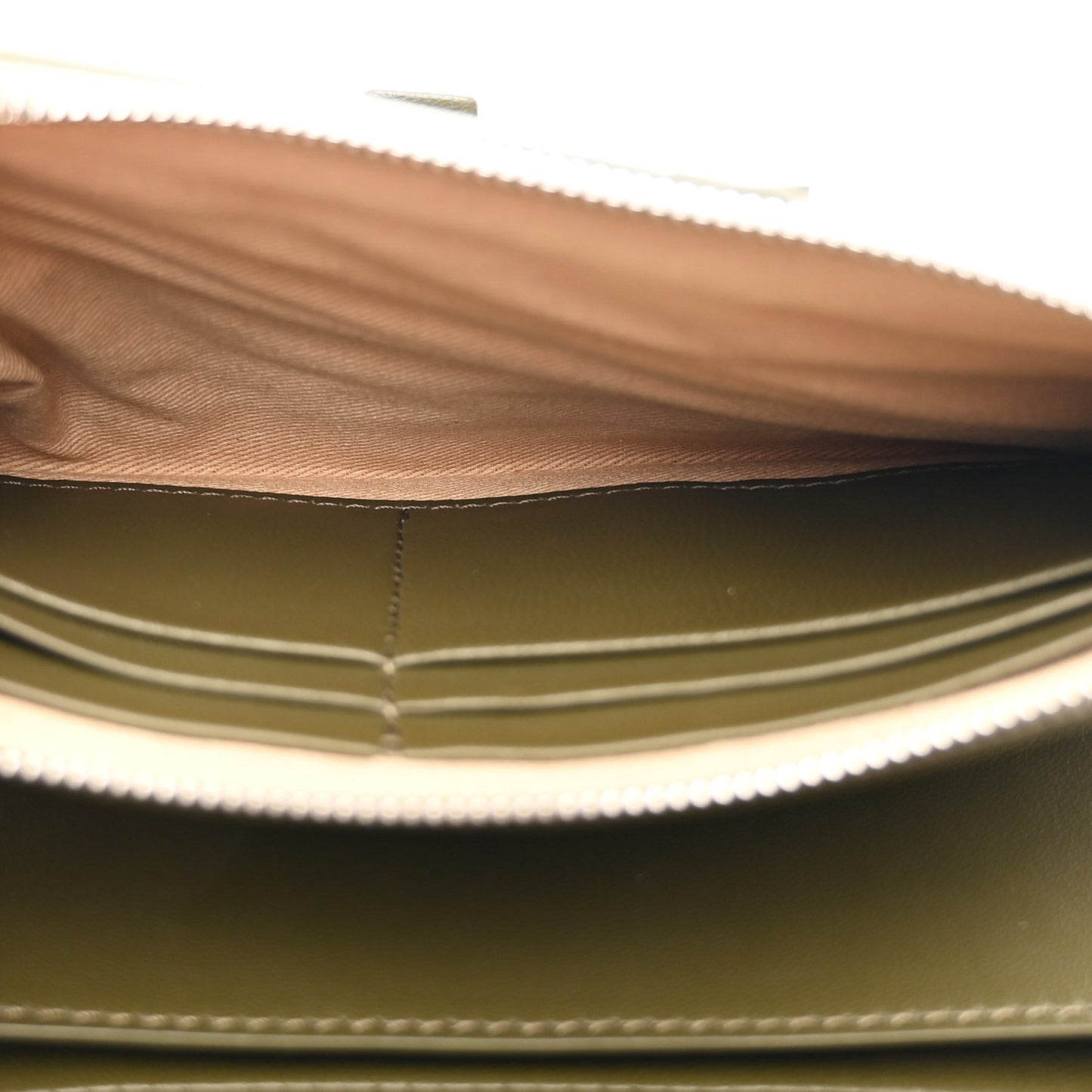 Nappa Flip Shoulder Bag Olive