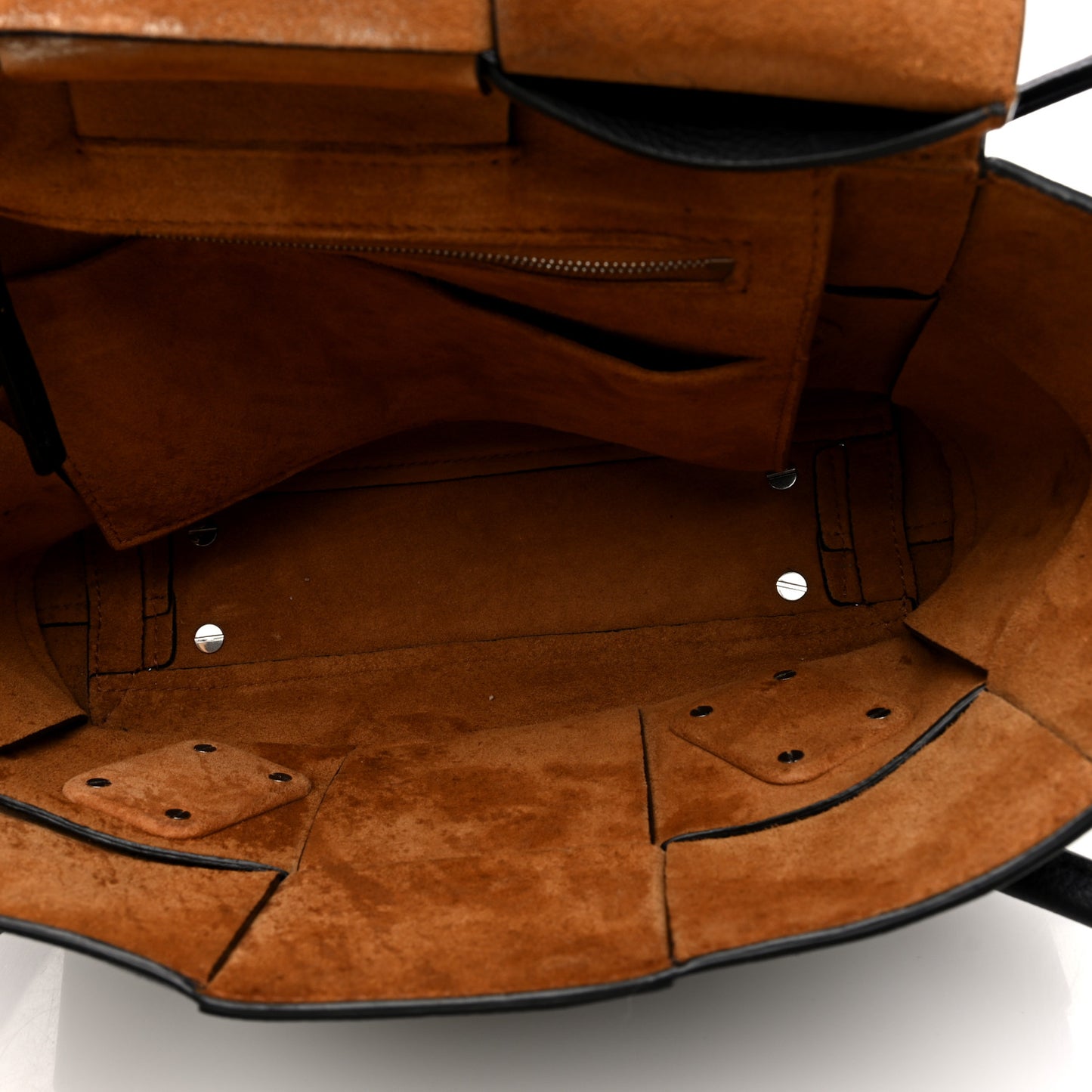 Grained Calfskin Maxi Intrecciato Small Arco Black