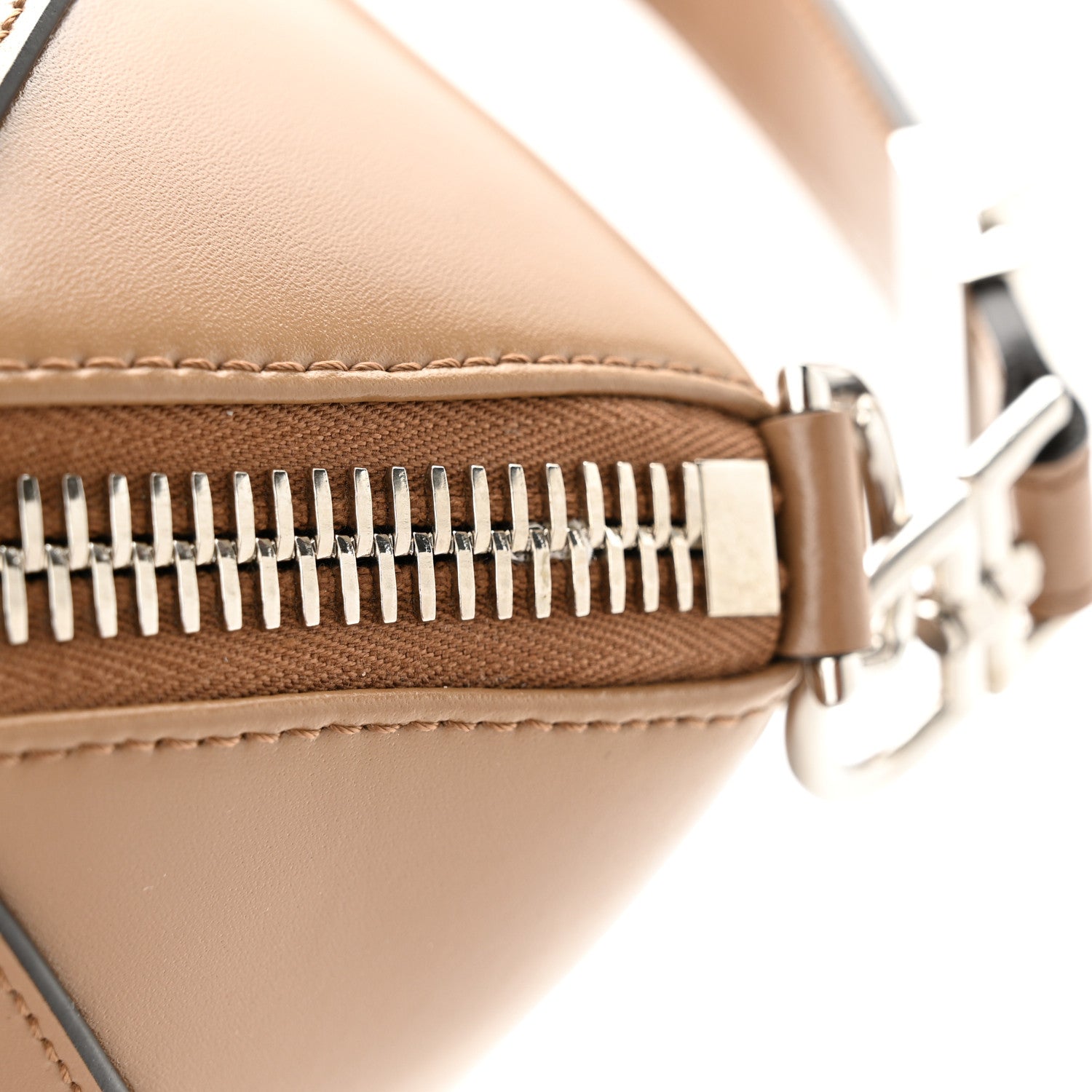 Givenchy Shiny Lord Calfskin Medium Antigona Dark Beige 11 of 13