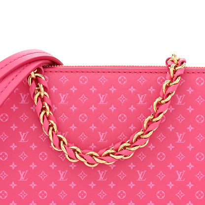 Louis Vuitton Calfskin Nanogram Embossed Lexington Pouch Rose 7 of 11