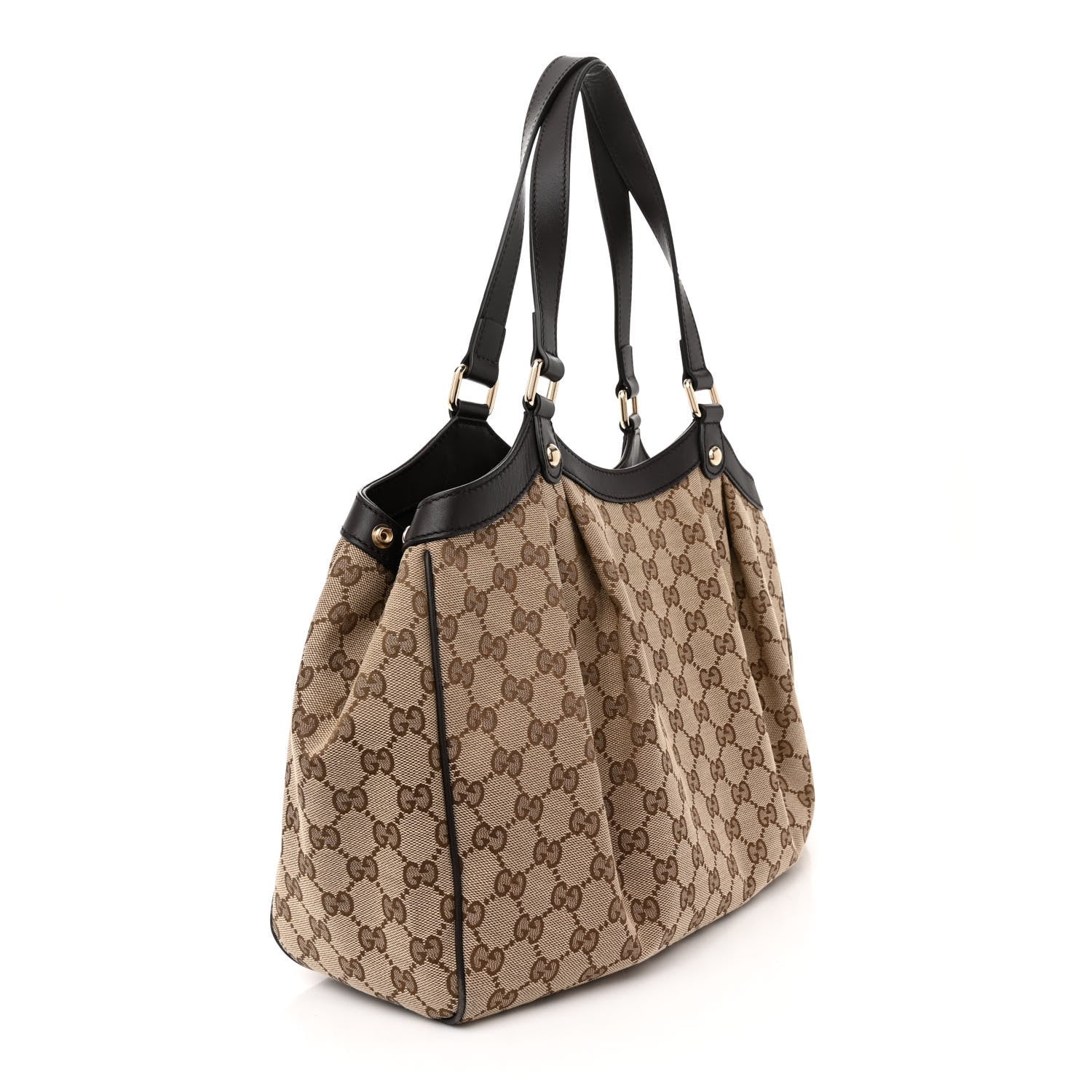 Gucci Monogram Shoulder Bag Dark Brown 3 of 11