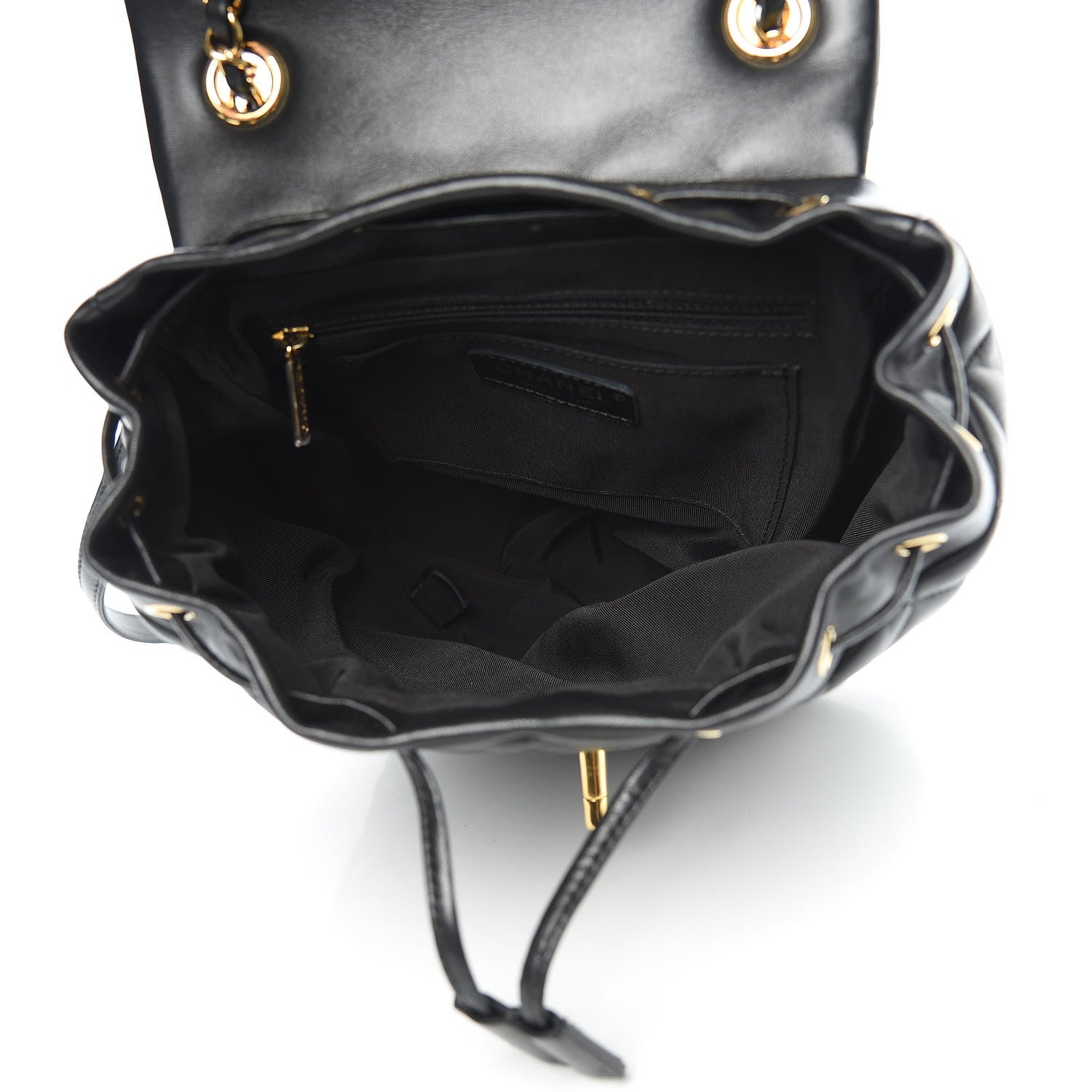 Chanel Lambskin Quilted Small Urban Spirit Backpack Black 5 of 12