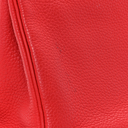 Hermes Taurillon Clemence Birkin 30 Rouge Tomate Rouge Tomate 12 of 13