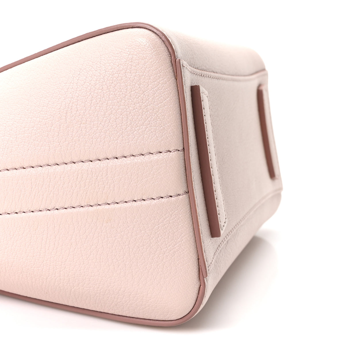 Sugar Goatskin Mini Antigona Pale Pink