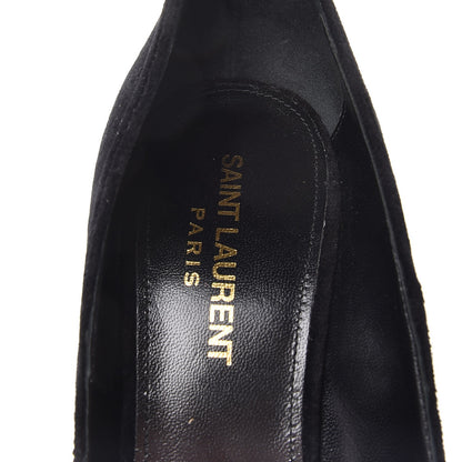 Saint Laurent Velvet Anja 105 Pumps 37 Black 9 of 10