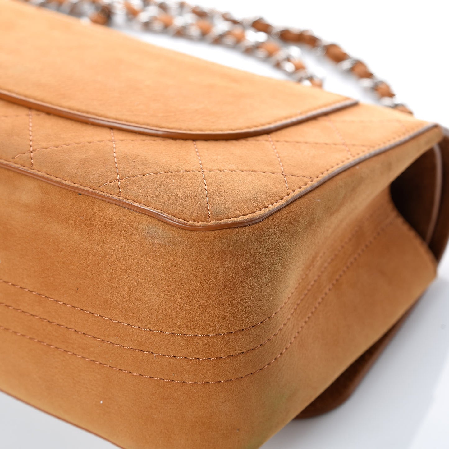 Nubuck Bull Jumbo Double Flap Camel